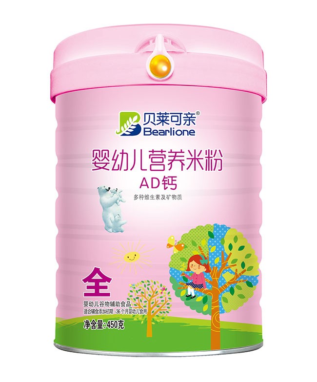 貝萊可(kě)親 AD鈣嬰幼兒(ér)營養米粉 450g