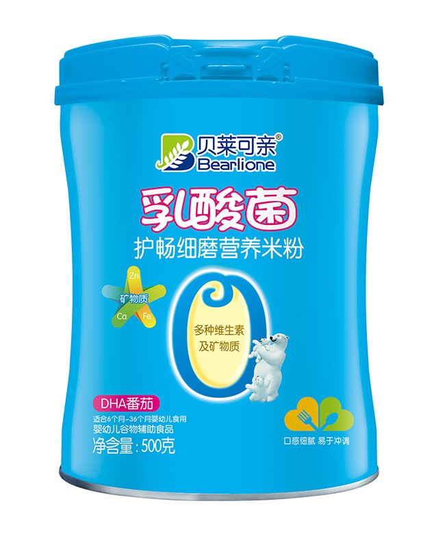 貝萊可(kě)親 DHA番茄乳酸菌護暢營養米粉 500g