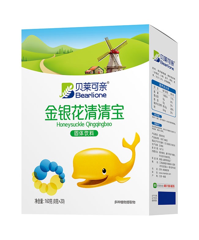 貝萊可(kě)親 金(jīn)銀(yín)花(huā)清清寶 160g