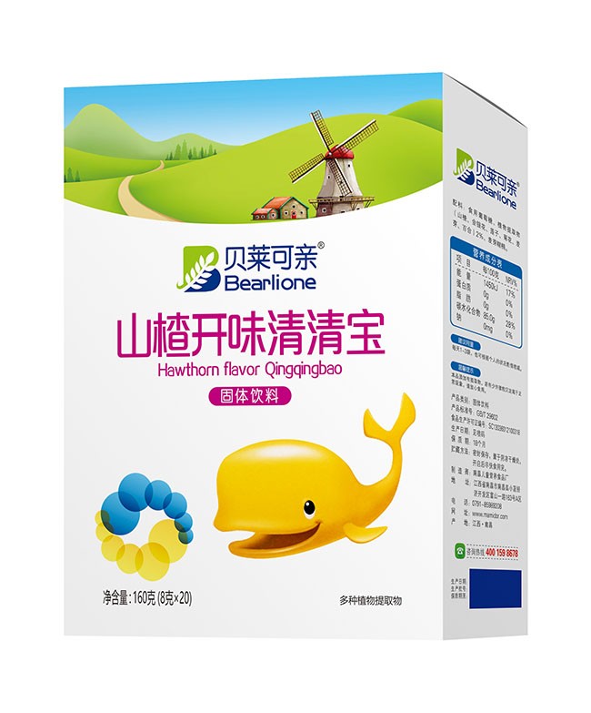 貝萊可(kě)親 山(shān)楂開(kāi)胃清清寶 160g
