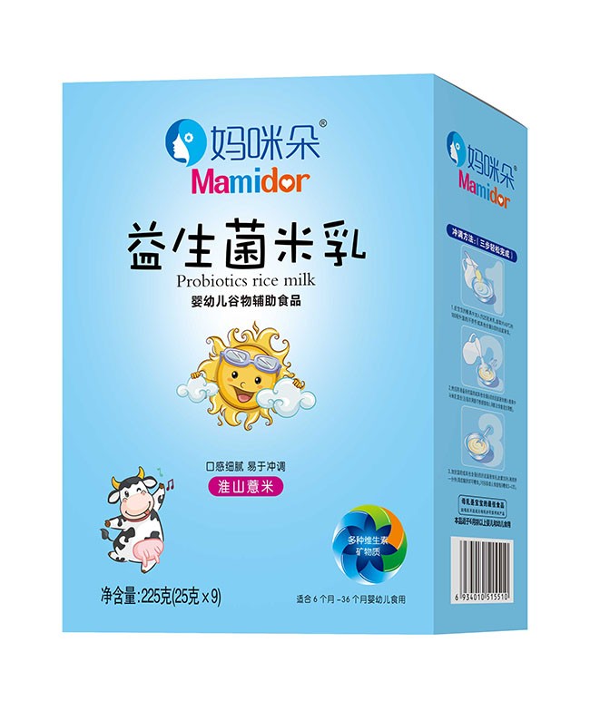 媽(mā)咪朵 淮山(shān)薏米益生(shēng)菌米乳 225g