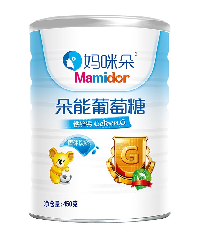 媽(mā)咪朵 鐵(tiě)鋅鈣朵能(néng)葡萄糖 450g