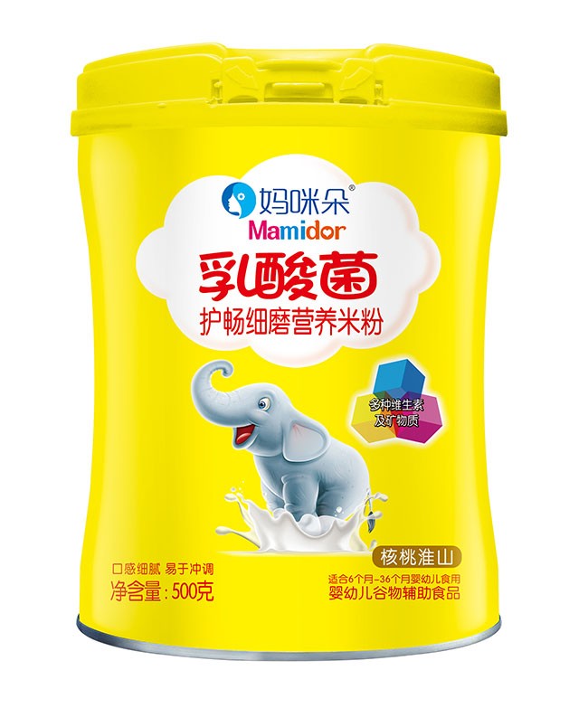 媽(mā)咪朵 核桃淮山(shān)乳酸菌護暢米粉 500g