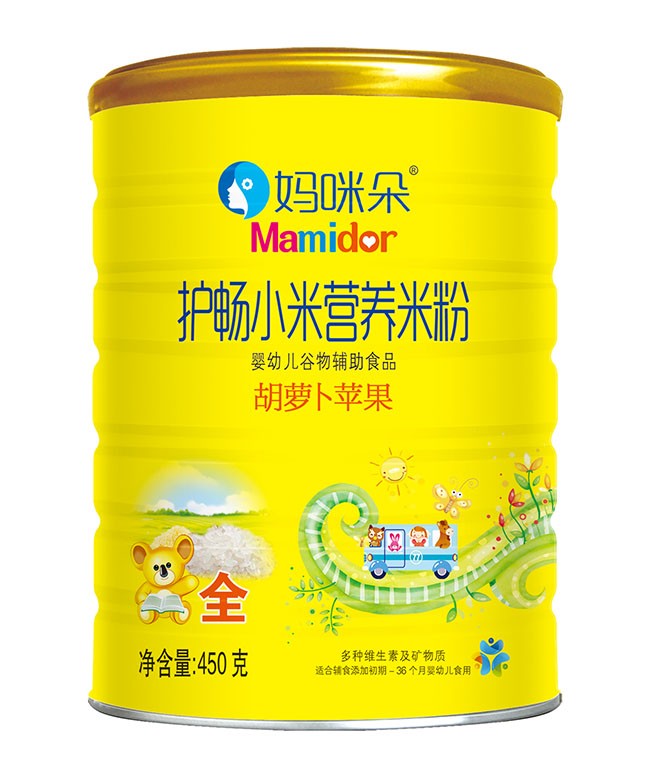 媽(mā)咪朵 胡蘿蔔蘋果護暢小(xiǎo)米米粉 450g