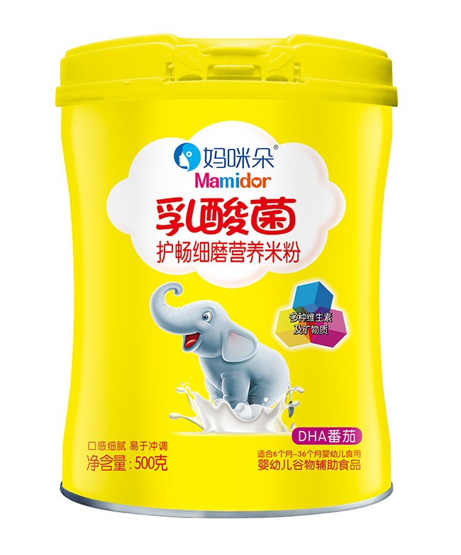 媽(mā)咪朵 DHA番茄乳酸菌護暢米粉 500g